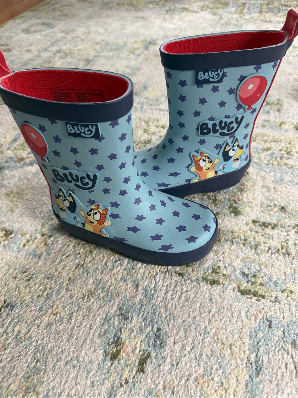Toddlers' Bluey Rain Boots with Character Print
